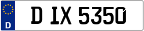 Truck License Plate